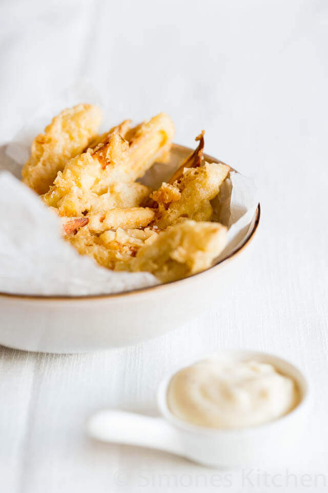 Zoete aardappel tempura | simoneskitchen.nl