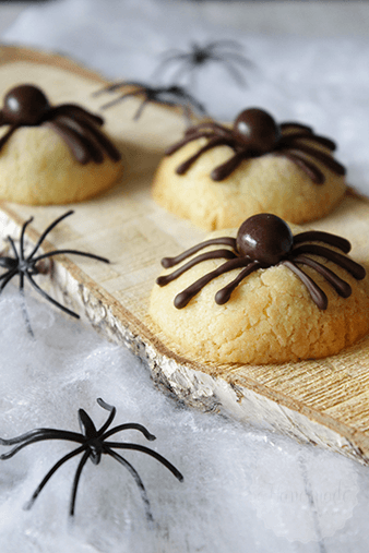 Spinnenkoekjes voor Halloween van Handmade Helen