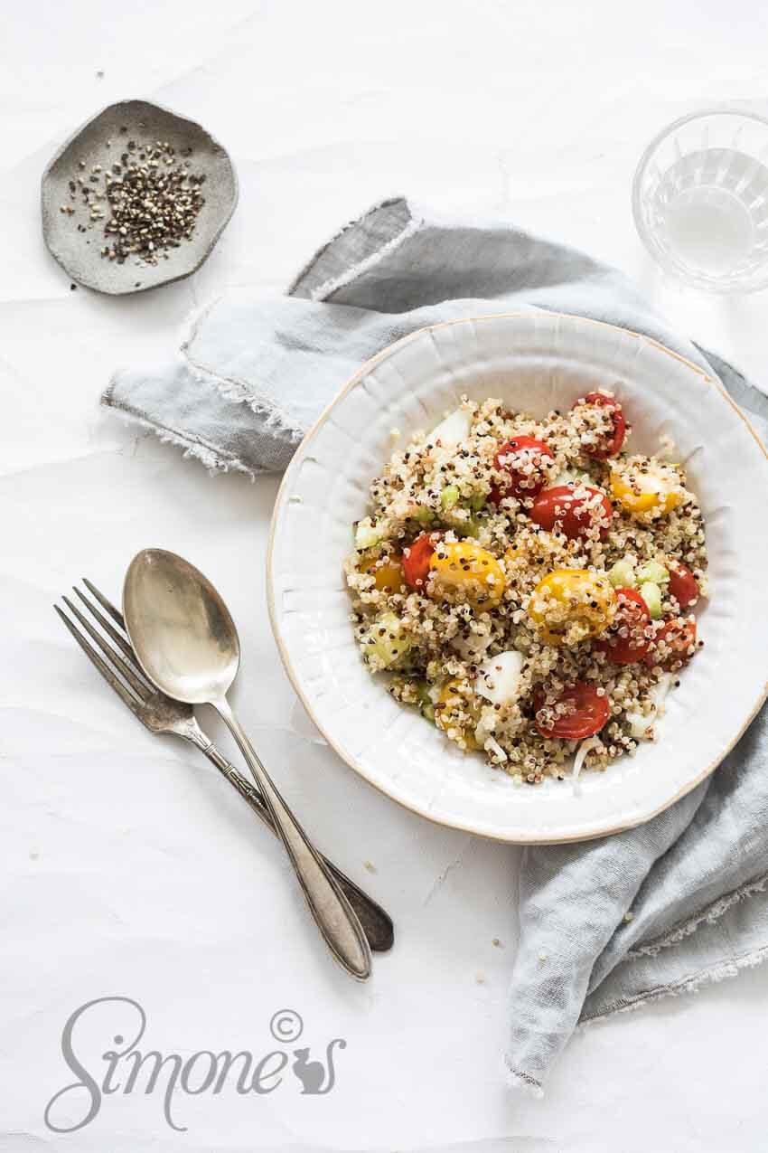 Salade van quinoa en venkel | simoneskitchen.nl