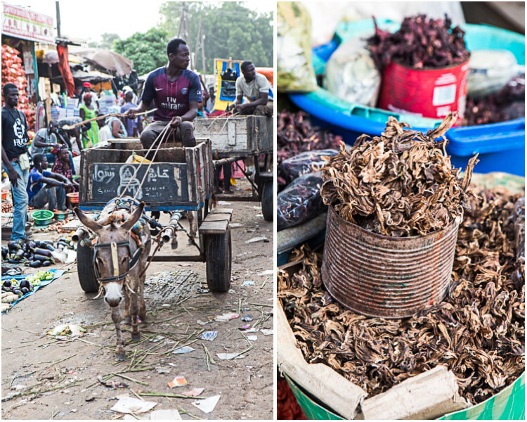 Mbour markt Senegal