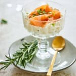 Zalm met kruidenkaas