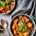 runderstoofschotel met pompoen