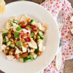 Chana chat salade