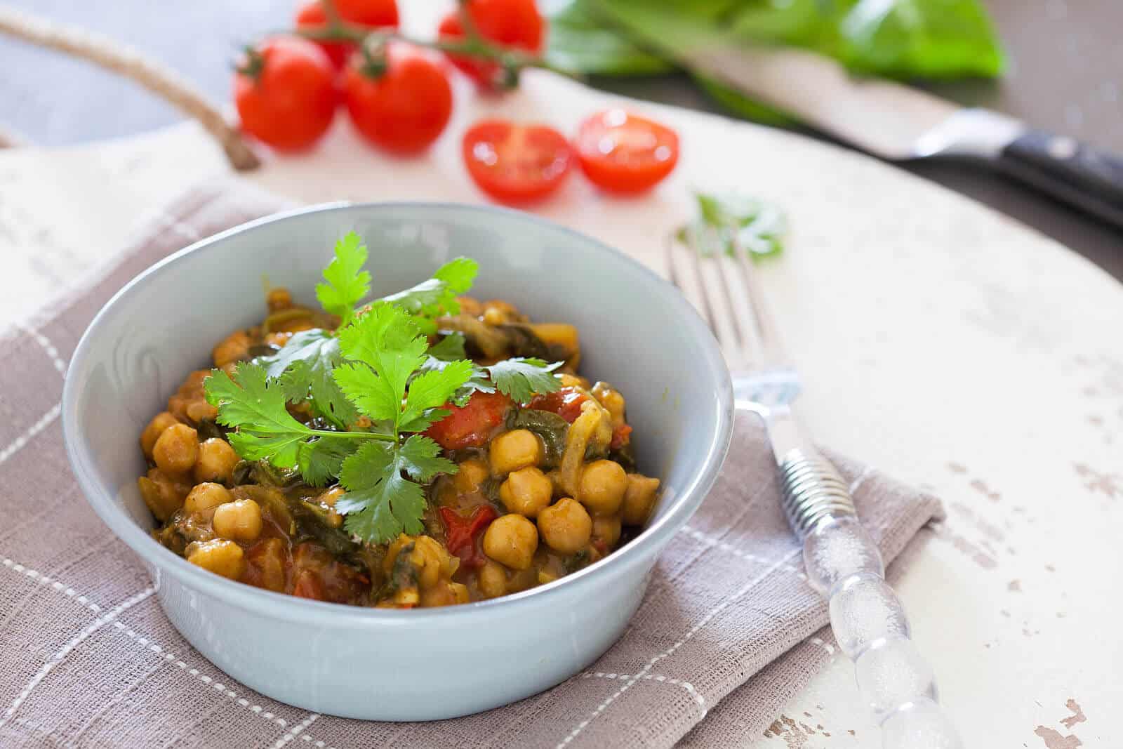 Kikkererwten curry