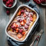 Broodpudding met lemon curd