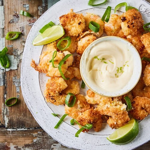 Kokosgarnalen met limoen