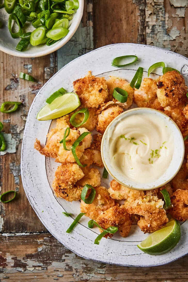 Kokosgarnalen met limoen