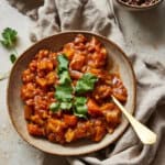 Stoofpot met pompoen en wortel