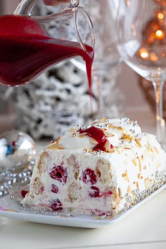 Mascarpone frambozen trifle