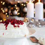 Cranberry pavlova voor kerst