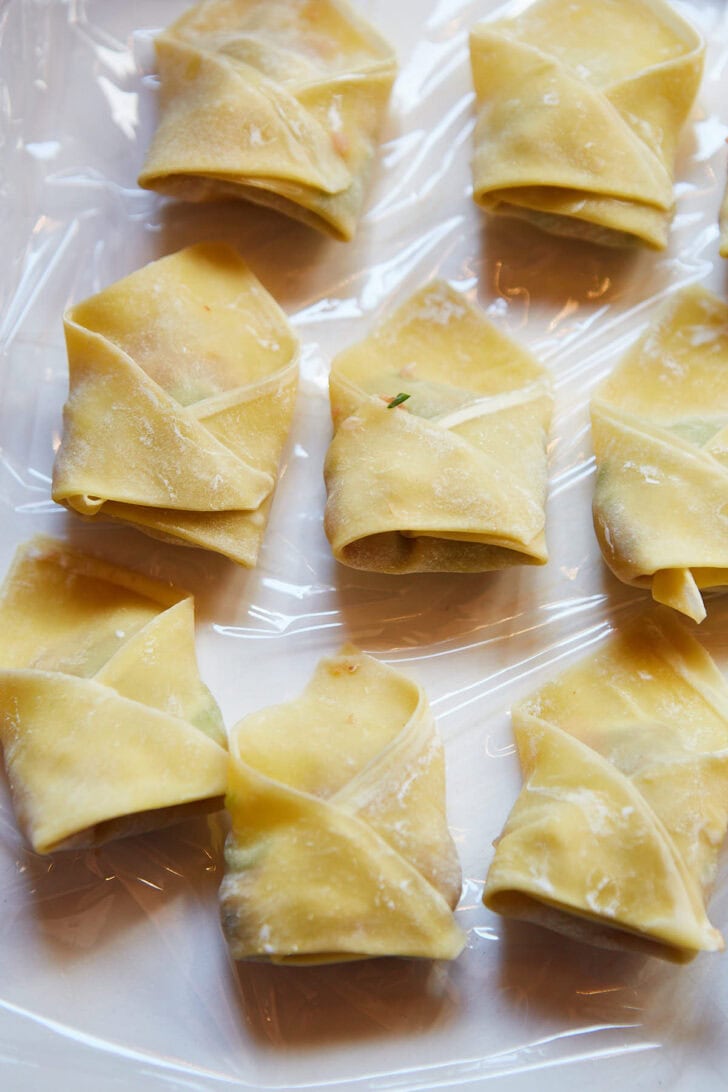 Dumplings vouwen is een kunst