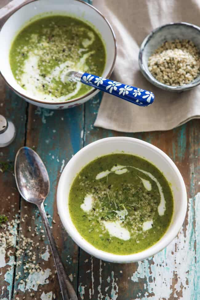 broccoli spinazie soep