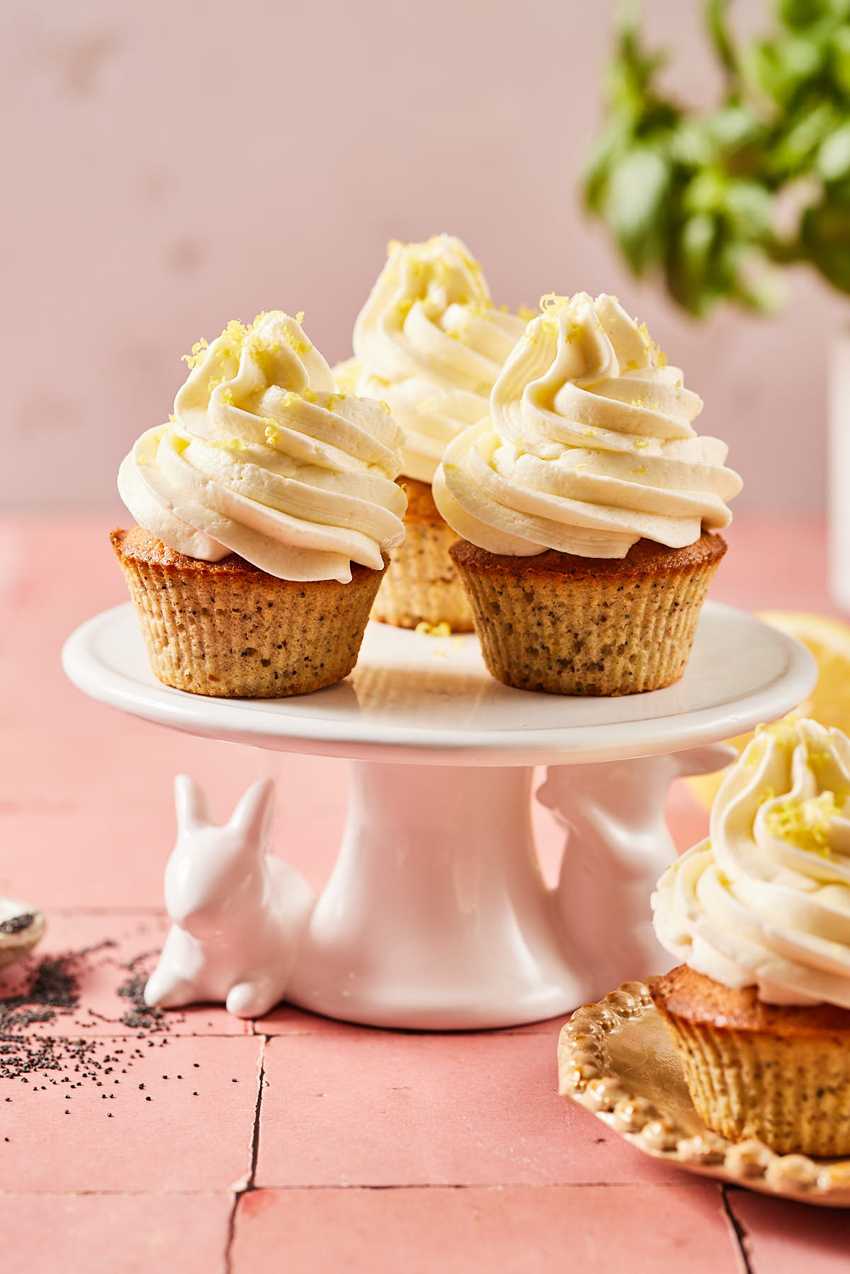 citroen cupcakes met maanzaad