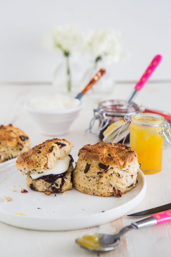 Scones recept met chocola