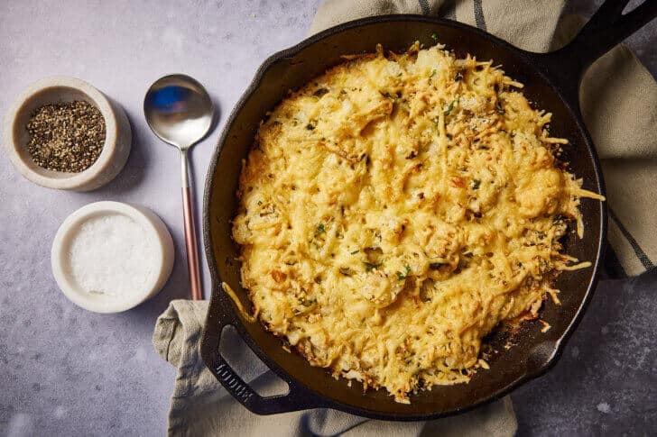 Bloemkool gratin met venkel