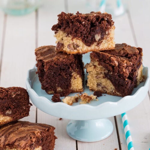 Brownies met vanille