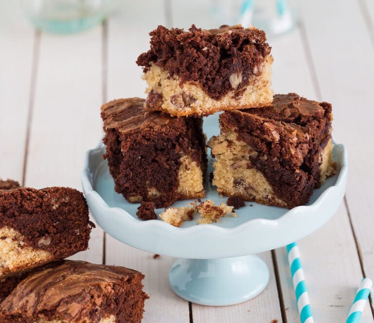 Brownies met vanille