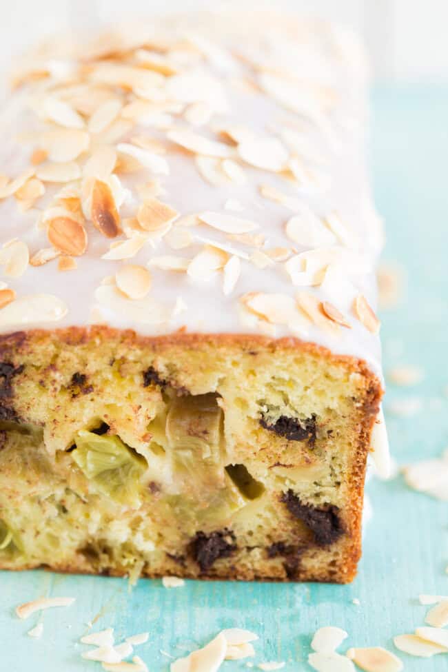 Yoghurtcake met rabarber