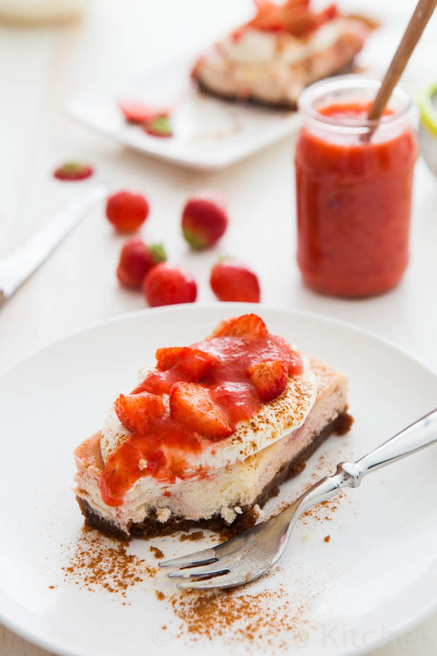 cheesecake met aardbeien - lekkerste aardbei recepten