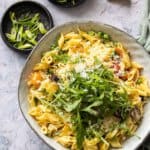 Pastasalade met chorizo