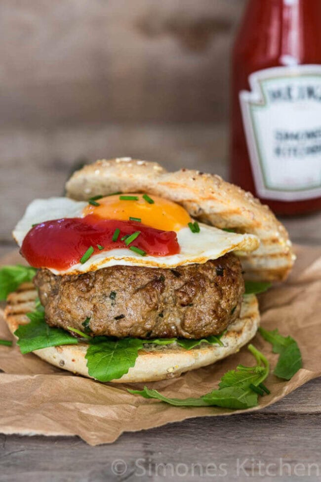 Hamburger met roquefort