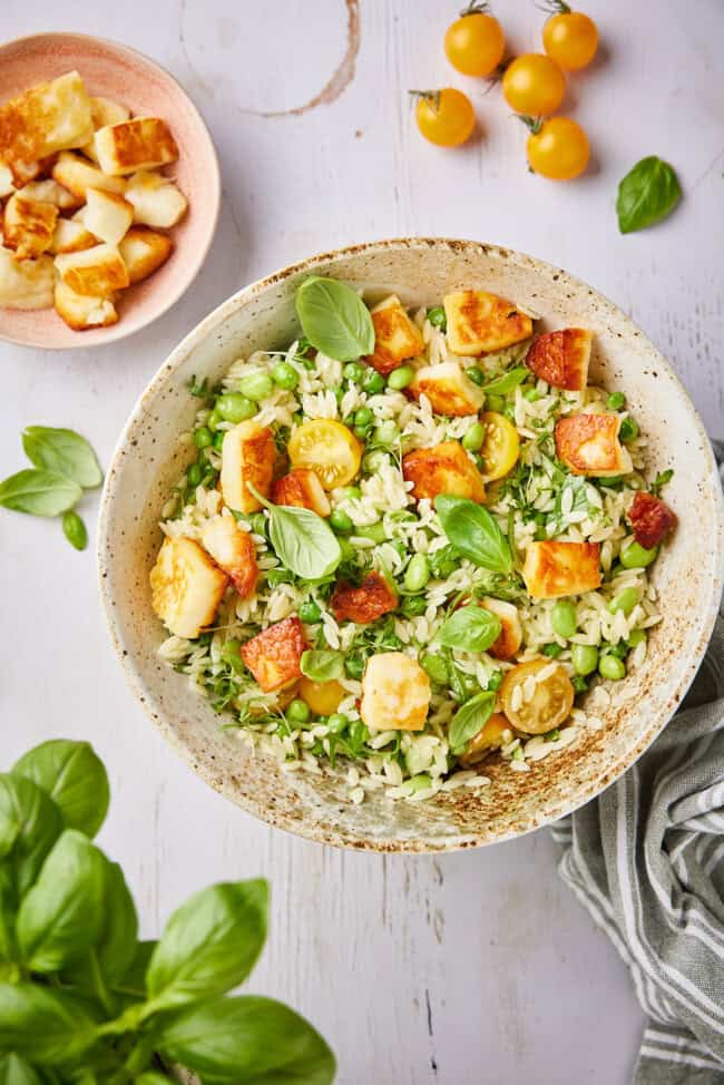 recepten met doperwten en koude pastasalade