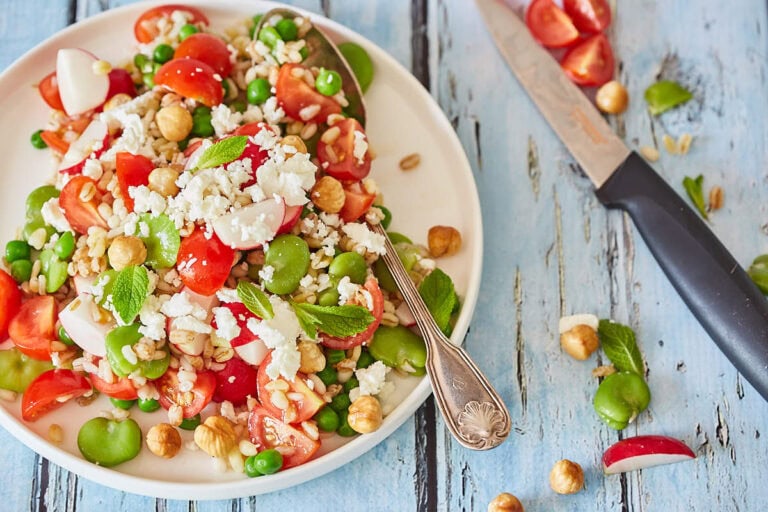 Tuinbonensalade met feta