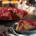 Cranberry upside down cake | insimoneskitchen.com