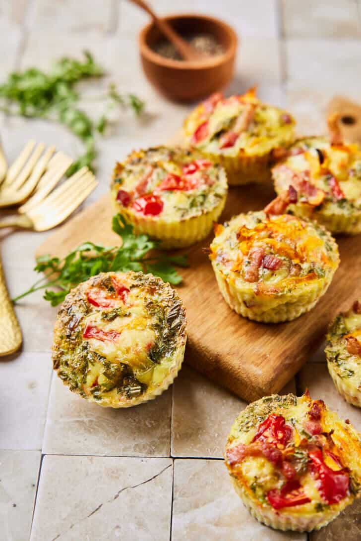 Ei muffins met zoete aardappel