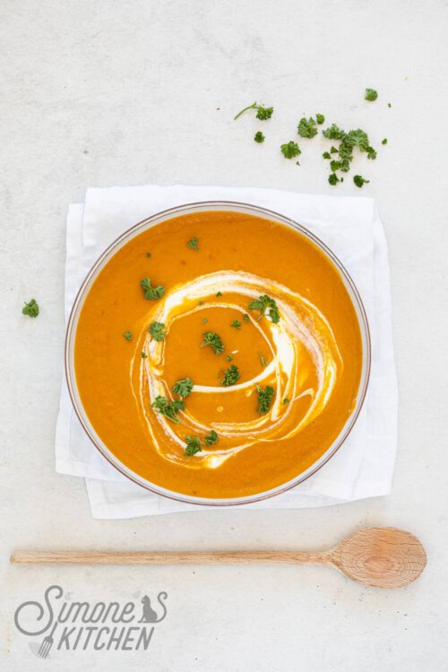 Pittige pompoensoep