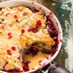 Taartje met granaatappel en cranberries | simoneskitchen.nl