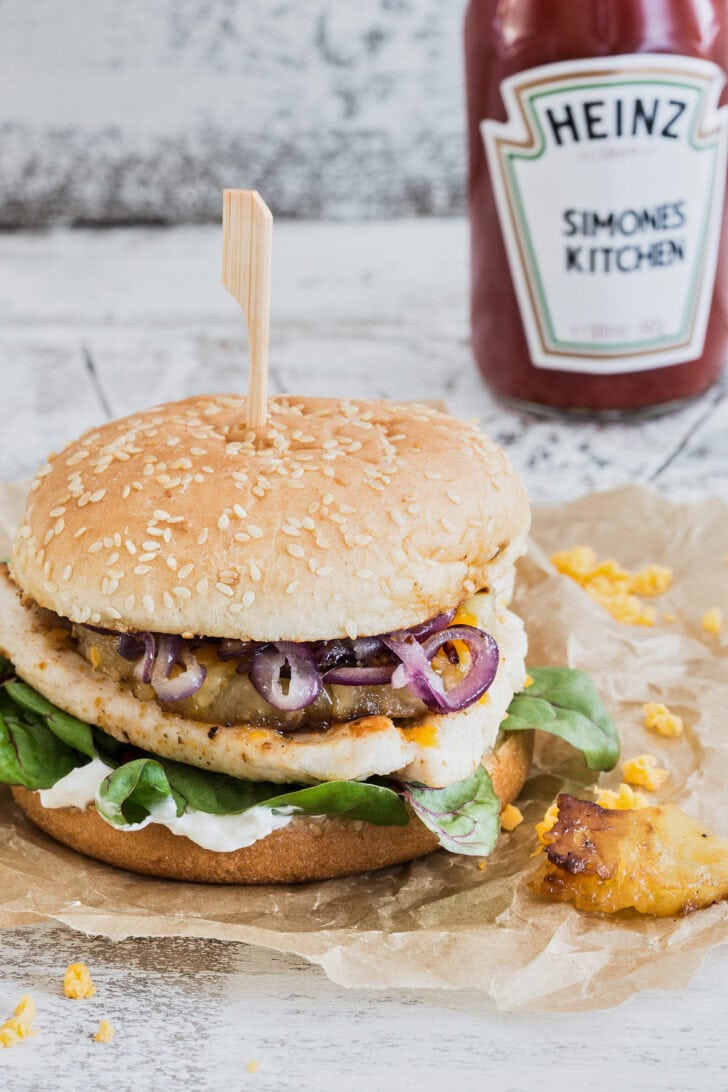 Cajun kipburger