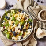 salade met geitenkaas