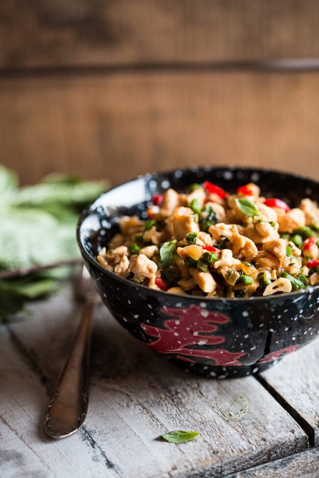 Thaise basilicum kip