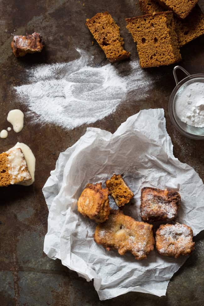 Gefrituurde ontbijtkoek