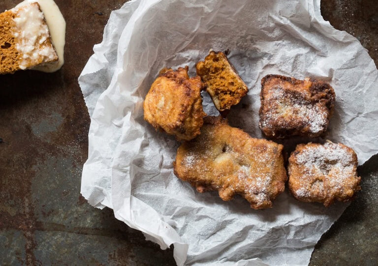 Gefrituurde ontbijtkoek