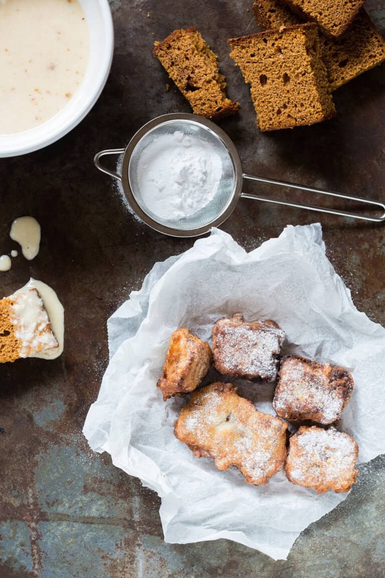 Gefrituurde ontbijtkoek