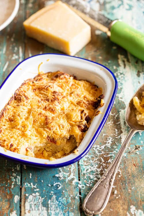 Mac & cheese chorizo