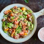 Speltsalade met tomaat