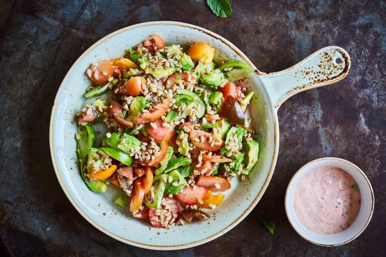 Speltsalade met tomaat