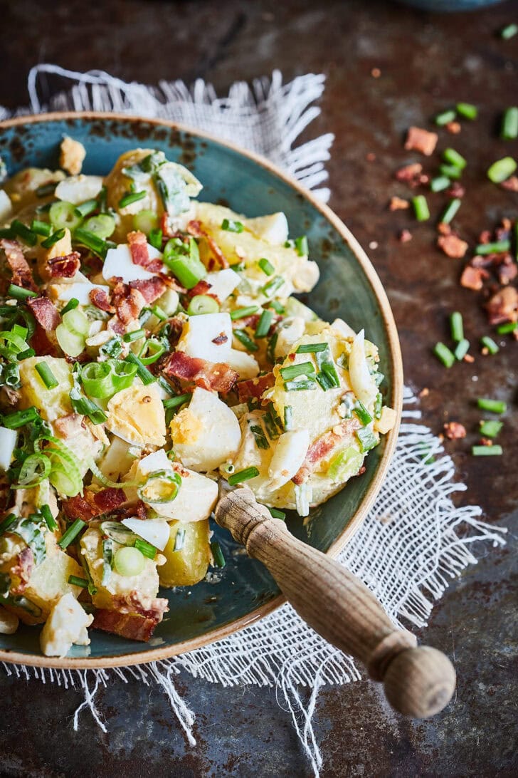 Romige aardappelsalade