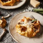 Cantharellen recept met blauwe kaas