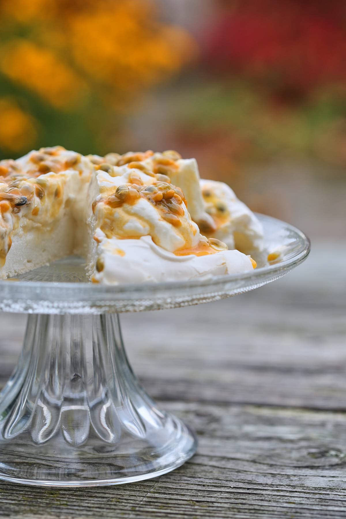 Pavlova met passievruchten