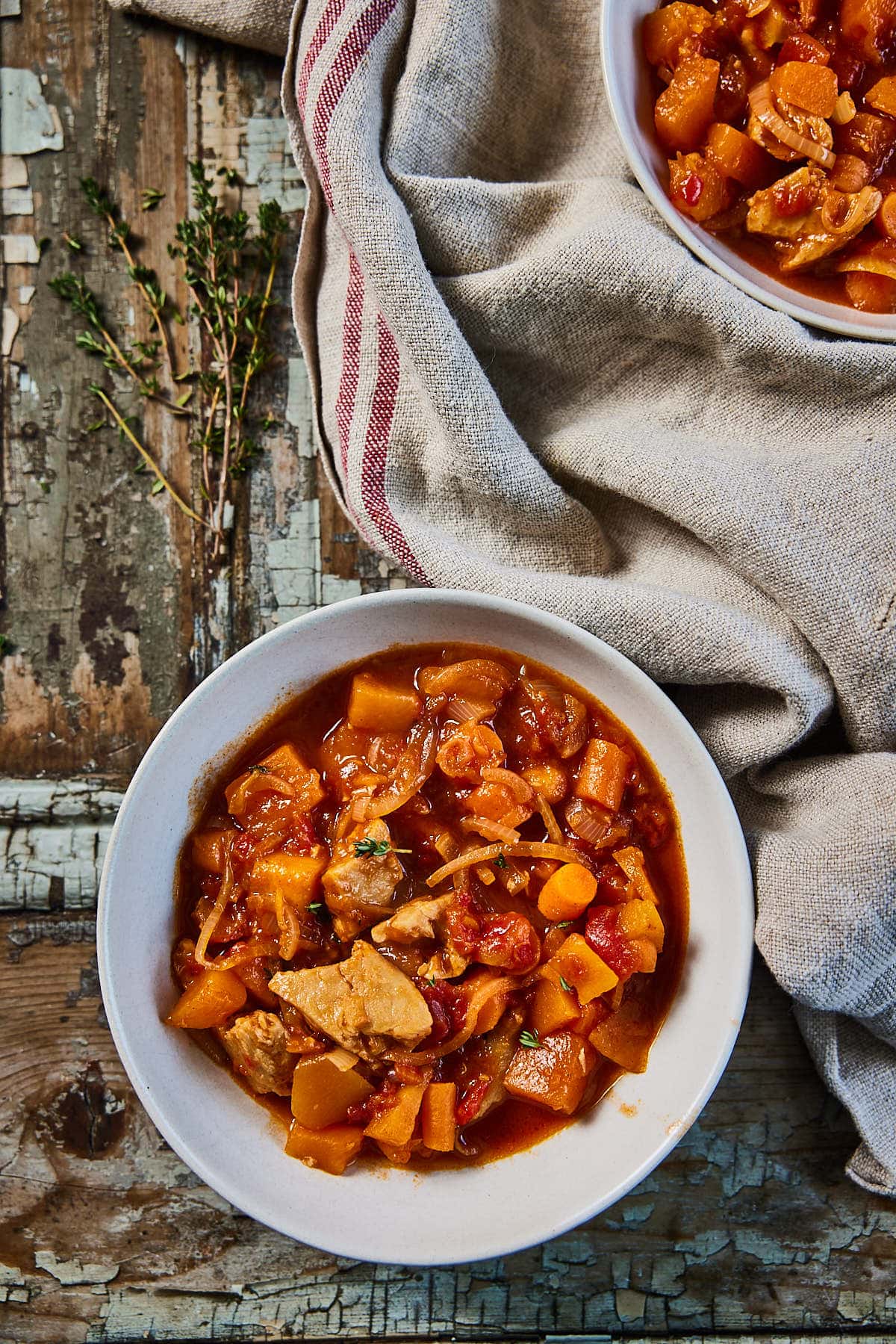 Vegan stoofpot met pompoen