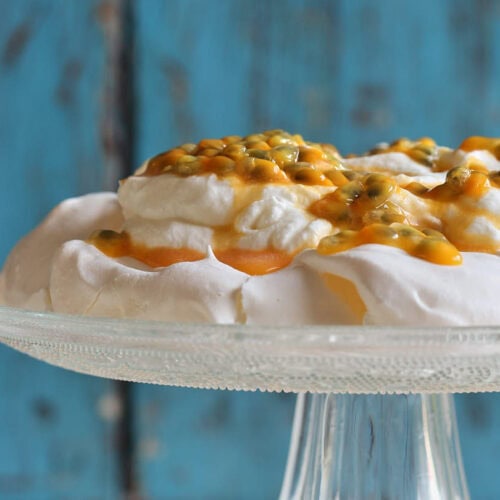 Passievrucht pavlova