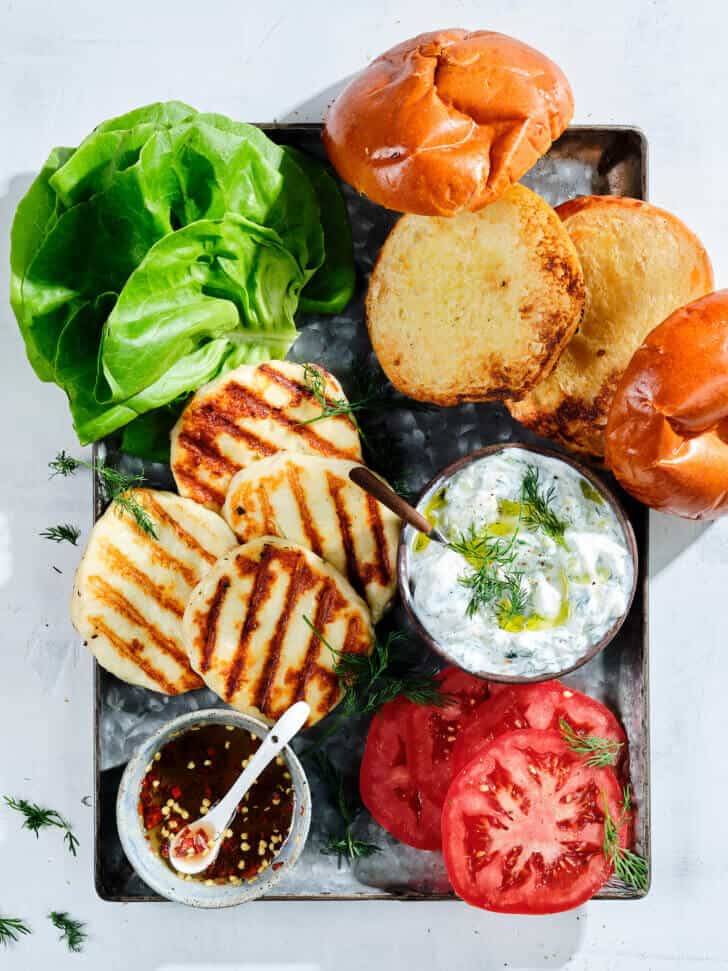 Gegrilde ingredienten