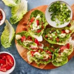 Slaschuitjes met avocado en chorizo