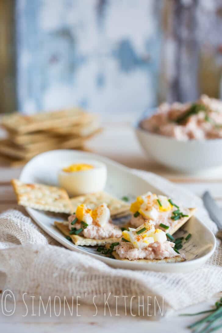 Hammousse op een toastje