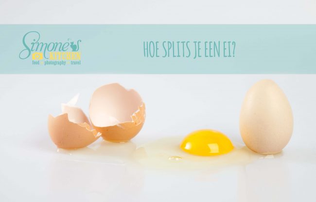 Hoe splits je een ei