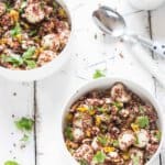 quinoasalade met meloen en kip | simoneskitchen.nl